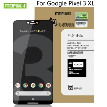 MOFi steklo, kaljeno polno kritje screen protector Za Google Pixel 3 XL steklo plus zaščitno folijo Za Google Pixel 3 telefon film