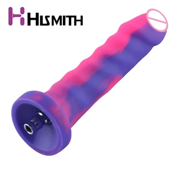 HISMITH Premium Seks Pralni Pisane Dildo FDA-Silikona Dolžina 20.5 cm premera 4.5 cm Varnost nestrupeno Realističen Dildo