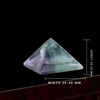 1PC naravnih fluorite piramida kristalno točke zdravljenja kristalno naravnega kamna mineral darilo doma študija dekoracijo brezplačna dostava