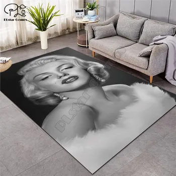 Marilyn Monroe Preproge Mehko Flanela 3D Tiskanih Odeje Mat Odeje Anti-slip Veliko Preprogo Preprogo Doma Dekoracijo slog-5