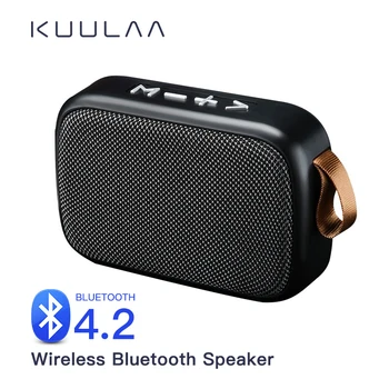 NOVO KUULAA Bluetooth Zvočnik Prenosni Brezžični Zvočnik Zvočni Sistem Stereo Glasbe Surround USB TF Zvočnik za prostoročno Klicanje
