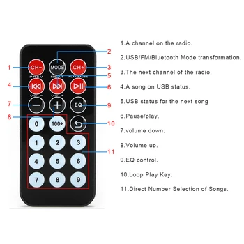 12V 220V G919 Mini Amplificador Audio Bluetooth Stereo močnostni Ojačevalnik FM SD Hifi 2-KANALNI Ojačevalnik Predvajalnik Glasbe Ojačevalnik Avto Doma