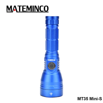 Mateminco MT35 Mini-S Prostem High Power Reflektorji Svetilka Cree XHP50.2 LED Dolge razdalje Baklo Luči z USB Tip C Polnjenje