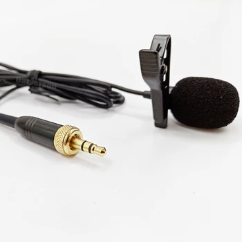 ME2 MKE2 lavalier posnetek kondenzatorskega mikrofona, 3.5 mm jack vmesnik za sennheiser brezžičnega mikrofon sistema EW100 G2 G3 G4
