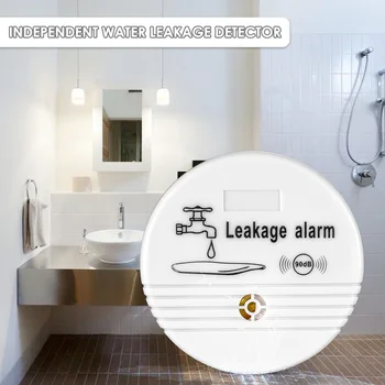 FUERS Brezžični 90db Glasen Alarm Detektor Puščanja Vode Home Security Neodvisni Vode Leak Senzor Alarmnega Sistema Prekoračitev Opozorilo