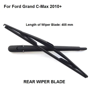 Brezplačna Dostava za Avto Styling 405mm Za Ford Grand C-Max Zadnje Vetrobransko steklo Okna Metlice Roko + Rezilo Nastavitev 2010-2016