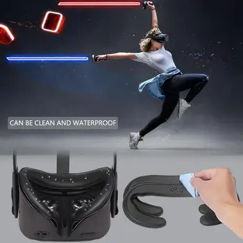 VR Obraz Kritje Primera Pad Obraza Vmesnik Vesa, Pokrovček Objektiva Kože, Anti-Uhajanje Nos Pad Set za Oculus Prizadevanju VR Dodatki