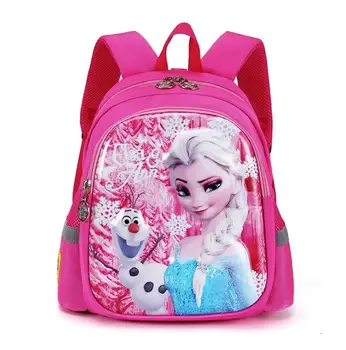 Disney Srčkan Baby Nahrbtnik Nov Modni Zamrznjene Elsa Princesa Dekliška šolska torba Vrtec Za šolsko 3-6Y