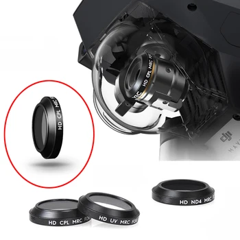 Mavic Pro Objektiv Kamere UV Filter CPL ND4 ND8 ND16 Za DJI Mavic Pro Platinum Brnenje Rezervnih Delov Polarizer Neutrual Gostota Filtra