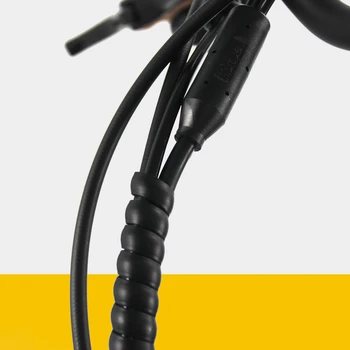 1m Skladu Organizator Cevi za Zaščito Spiralno Zaviti Navijanje Kabla Žice Zaščitnik Pokrov Cev Black