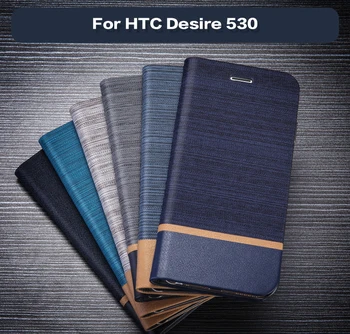 Pu Usnje, Telefon Torba Case Za HTC Desire 530 Flip Book Case Za HTC Desire 630 Poslovnih Denarnice Primeru Mehko Tpu Silikon Zadnji Pokrovček