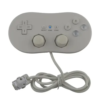 Klasične Igre Na Srečo Pad Žično Krmilnik Za Igre Za Nintendo Wii, Z Za Turbo Funkcija Simulira Dvojno Palico