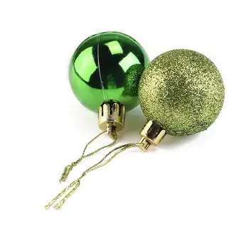 12pcs Zelena Božič Žogo Okraski Visi Bleščice Božično Drevo Žogo za Dom Trgovina Počitnice Božič