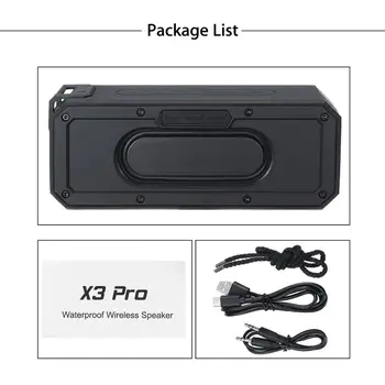 40W Prenosni Bluetooth Brezžični Zvočnik Stolpec Soundbar za Računalnik Super Bass Stereo Tip-C AUX Nepremočljiva Boom Box 15 Ur