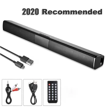 20W Bluetooth TV Zvok Bar, Brezžični Sistem za Domači Kino Subwoofer za PC TV Stereo Bas Zvočniki Surround Zvočni Sistem