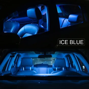 10 Kos LED Bela Osvetlitev Notranjosti Paket Komplet Za 2005-2009 Chevrolet Enakonočje Zemljevid Dome Trunk registrske tablice svetlobe