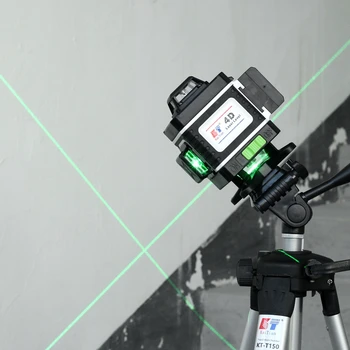 Kaitian Laser Ravni Nastavek za Zeleno 4D 16Lines Self-Izravnavanje Navpično Vodoravno Močan 360 Nosilec Zelene 3D Nivel Laserski Sprejemnik