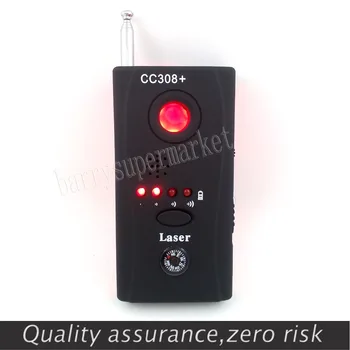 Kamera skrita Finder Anti Vohun Bug Detektor CC308 Mini Brezžični Signal GSM GPS Napravo zasebnosti blocker radijski skener rf spyfinder