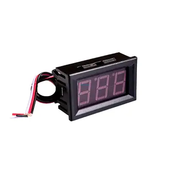 10PCS/VELIKO 0.56 palčni LCD-DC 4.5-30V Rdeča LED Panel Meter Digitalni Voltmeter z Dvema žice, Električni Instrumenti Napetost Metrov