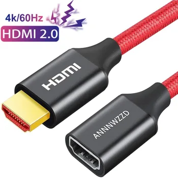 HDMI Kabel Podaljšek 4K 60Hz HDMI Podaljšek 2.0 HDMI Moški-Ženski Kabel za HDTV Nintend Stikalo PS4/PS3 Računalnik HDMI Podaljšek