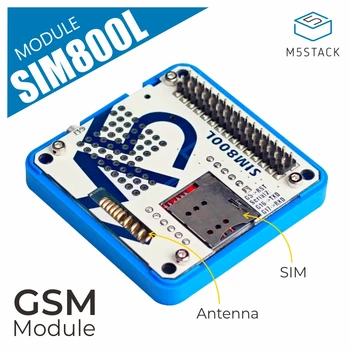 M5Stack Uradni ki je Na Zalogi, GSM Modul SIM800L Stackable Is Razvoj Odbor za Arduino ESP32 z MIC & 3.5 mm Jack za Slušalke