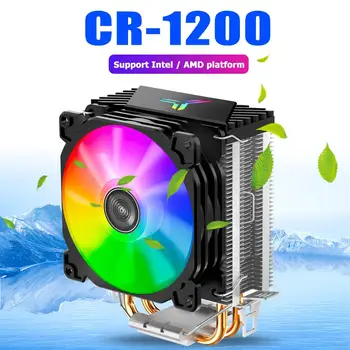 Jonsbo CR-1200 CPU Hladilnik 2 Toplote-cevi Stolp RGB 3Pin Hlajenja CPU Fan Heatsink 92mm Za Intel LGA 775 1150 1155 AMD AM2 AM3 AM4