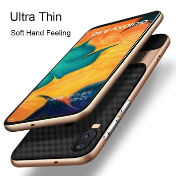 Silikonski Hrbtni Pokrovček ohišja za Samsung Galaxy A40 TPU Odbijača Ohišje 360 Zaščitna Opora Oklep SamsungA40 GalaxyA40 2019 Vrečko