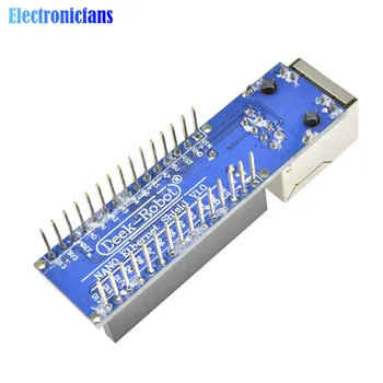 10Pcs/Veliko Standard Nano V3 Ethernet Shield ENC28J60 Microchip HR911105A RJ45 Modul za spletni Strežnik Ethernet Odbor za Arduino