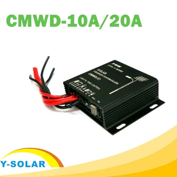 PowMr PWM Nepremočljiva Solarni Krmilnik 10A 20A Regulator Baterija IP68 12V 24V Led Digitalni Polnilec svinčevih, Litijeva Baterija