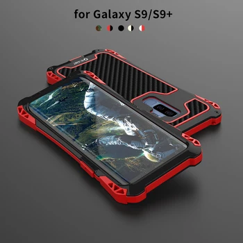 Za samsung galaxyS9/s8plus kovinsko ohišje, pokrov Težka Zaščita za samsung S9+plus s8 telefon primeru Oklep shockproof silikona