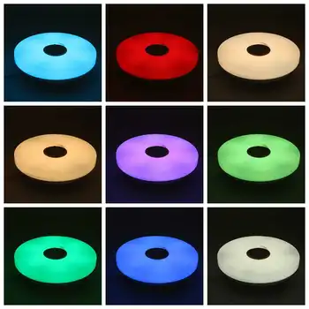 72W 40 cm Sodobne RGB LED Stropni LightL Domačo Razsvetljavo APLIKACIJO bluetooth, Glasbo, Svetlobo, Spalnica Lučka Smart Stropna Svetilka+Daljinski upravljalnik