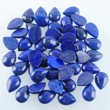 RONGZUAN Brezplačna dostava Naravne Lapis Lazuli Gem Kamni Solze Chrysoprase Ne Izvrtajte Luknjo 13x18x6MM 20pcs/veliko Nakit TU3044