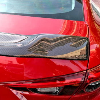 Prtljažniku Avtomobila Spojler Iz Ogljikovih Vlaken Auto Zadaj Prtljažnik Krilo R Slog Preuredi Pribor Spojler Za Mazda 3 Axela-2017
