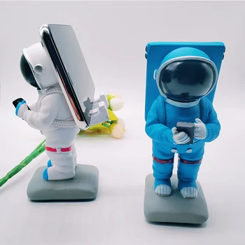 Klasična Astronavt Astronavt Mobilni Telefon Nosilec, Stojalo Pametnih Telefonov Držalo za Podporo support Desk Dekor za iPhone XiaoMi Huawei Samsung