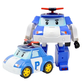 6pcs/Set Robocar Poli Igrača Preoblikovanje Robot Poli Amber Roy Avto Igrače Anime Akcijska Figura, Igrače Najboljših Darila Za Otroke