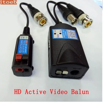HD Aktivno Video Balun Posredujejo Pal/NTSC CVI /TVI/AHD /CVBS Video signala preko UTP DC 12V Napajanje do 400m,delo z passi