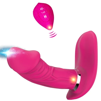 Nosljivi Dildo, Vibrator za Odrasle Sex Igrače za Ženske G-točka za Stimulacijo Masaža Vibracijsko Jajce Preskakovanje Masturbacija Naprave