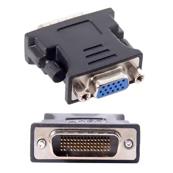 DMS 59PinDMS-59 DP hd Moški na 2 x VGA DVI 24+5 Ženskih Prilagodilnik Pretvornika Dual Link Video Splitter Kabel za Dual Monitor Sistem