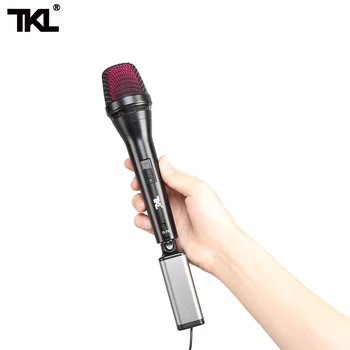 TKL T-7 UHF Brezžični Mikrofon kombinirani priključek XLR Oddajnik In Sprejemnik 6,5 mm Vtič za Polnjenje Komplet Za Ročni Mikrofon Prejeli 30 m
