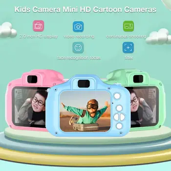 2,0-palčni HD Video Kamere Otroški Digitalni Vlog Camara Fotografiranje Otrok Najboljše Božično Darilo Mini Camcorder Podporo Skrite TF Kartica
