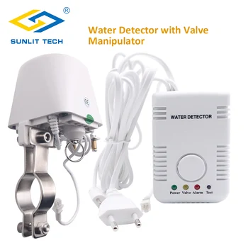 Ruski Dom Smart Vode Detektor Alarm Sistem Samodejno Izklopi DN15 DN20 Manipulatorja Ventil Voda Poplavi Senzor