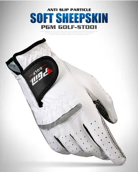 1 KOS Golf Rokavice za Moške Levo Desno Roko Mehko Dihanje Čiste Ovčje kože Z Anti-slip Granule Golf Golf Rokavice Moški