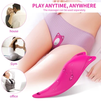Nosljivi Hlačne Vibrator z Brezžičnim Daljinskim Hlačke z vibriranjem, Nevidno Stimulator Klitorisa Sex Igrače za Ženske in Pari