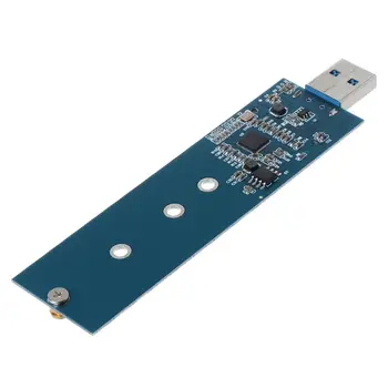 M. 2 na USB Adapter B Tipko M. 2 SSD Adapter USB 3.0, da 2280 M2 SSD Disk Adapter Pretvornik SSD Card Reader