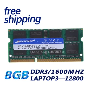 KEMBONA KBA16LS11/8 1600Mzh DDR3 8 GB DDR3L 1.35 V PC3-12800L 1.35 V Pomnilnik Ram Memoria za Prenosni Računalnik Brezplačna Dostava
