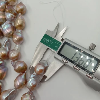 Biserne kroglice, Narave sladkovodnih svoboden biser z baročno obliko, VELIKA VIJOLIČNA BAROČNO obliko pearl .13-22 mm,lepo naravo barve