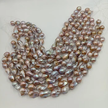 Biserne kroglice, Narave sladkovodnih svoboden biser z baročno obliko, VELIKA VIJOLIČNA BAROČNO obliko pearl .13-22 mm,lepo naravo barve