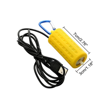 Fish Tank Izklop USB Kisika Povečuje Črpalka Mini USB Vodne Črpalke na Prostem Ribolov Oksigenacijo Črpalka Ključnih Verige Sponke Akvarij Ponudbe