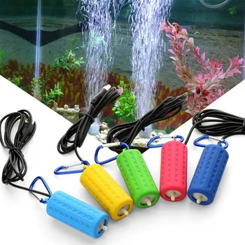 Fish Tank Izklop USB Kisika Povečuje Črpalka Mini USB Vodne Črpalke na Prostem Ribolov Oksigenacijo Črpalka Ključnih Verige Sponke Akvarij Ponudbe