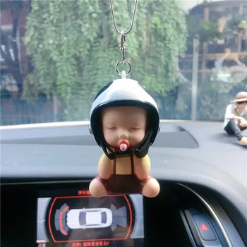Cute Car Interior Obesek Dekoracijo Cucla Baby Doll Obesek Za Avto Rearview Mirror Obesek Okraski Avto Notranja Oprema